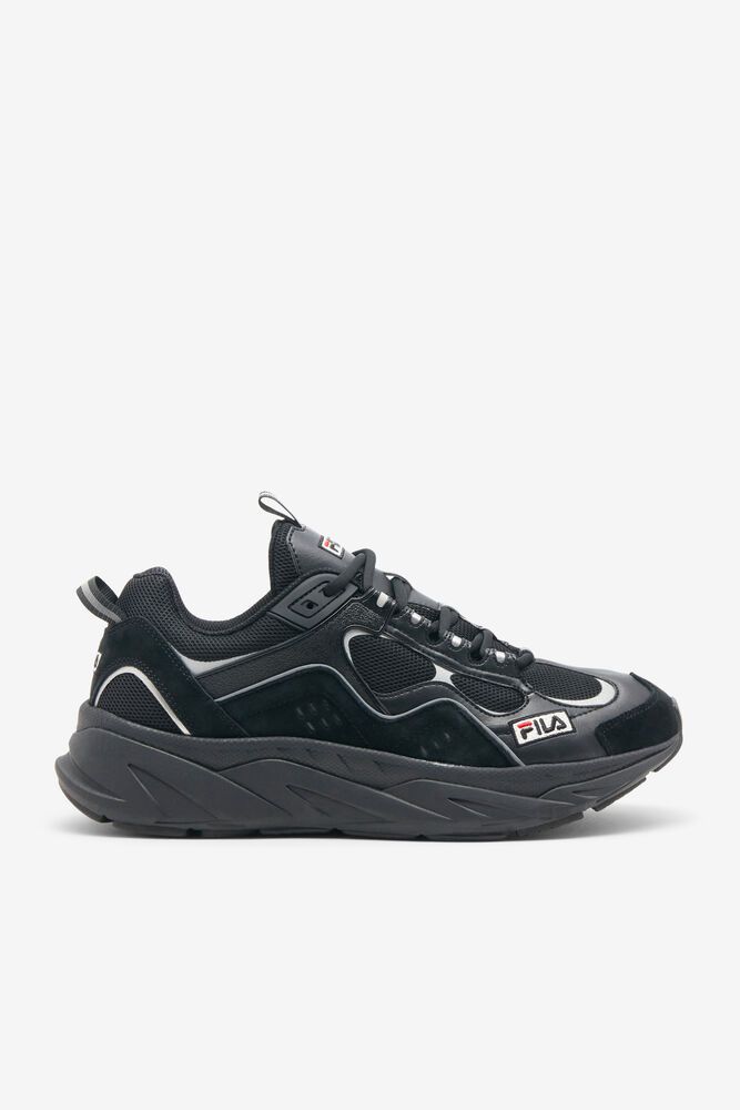 Fila Sneakers Trigate Plus Mens Black - India UMG-420365